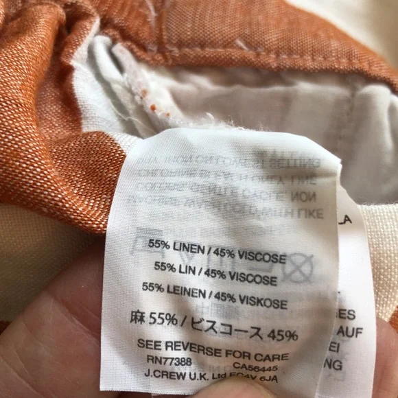 Madewell caramel/white striped culottes - Picture 8 of 11